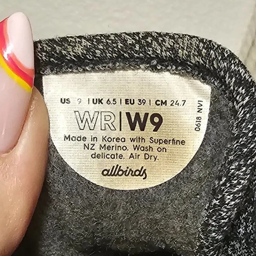 Allbirds Wool Runners in Heathered Grey Sz 9